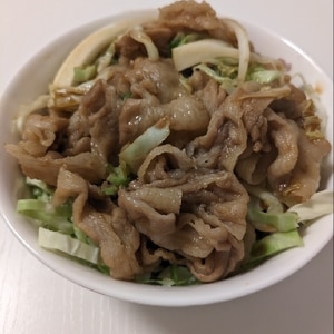 絶対おいしい★豚キャベ丼